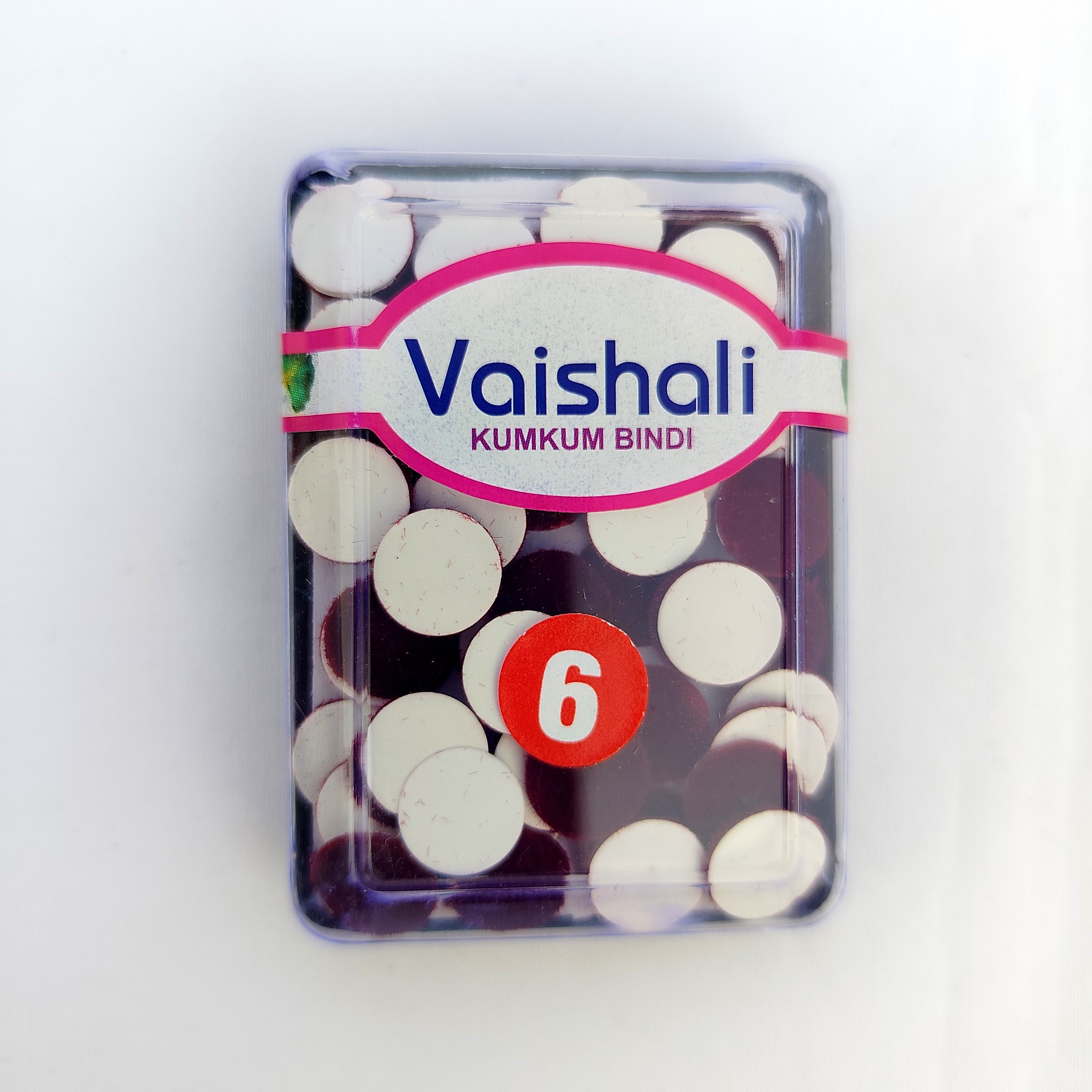 Traditional Maroon Kumkum Bindi Round Bindi 1 Pack