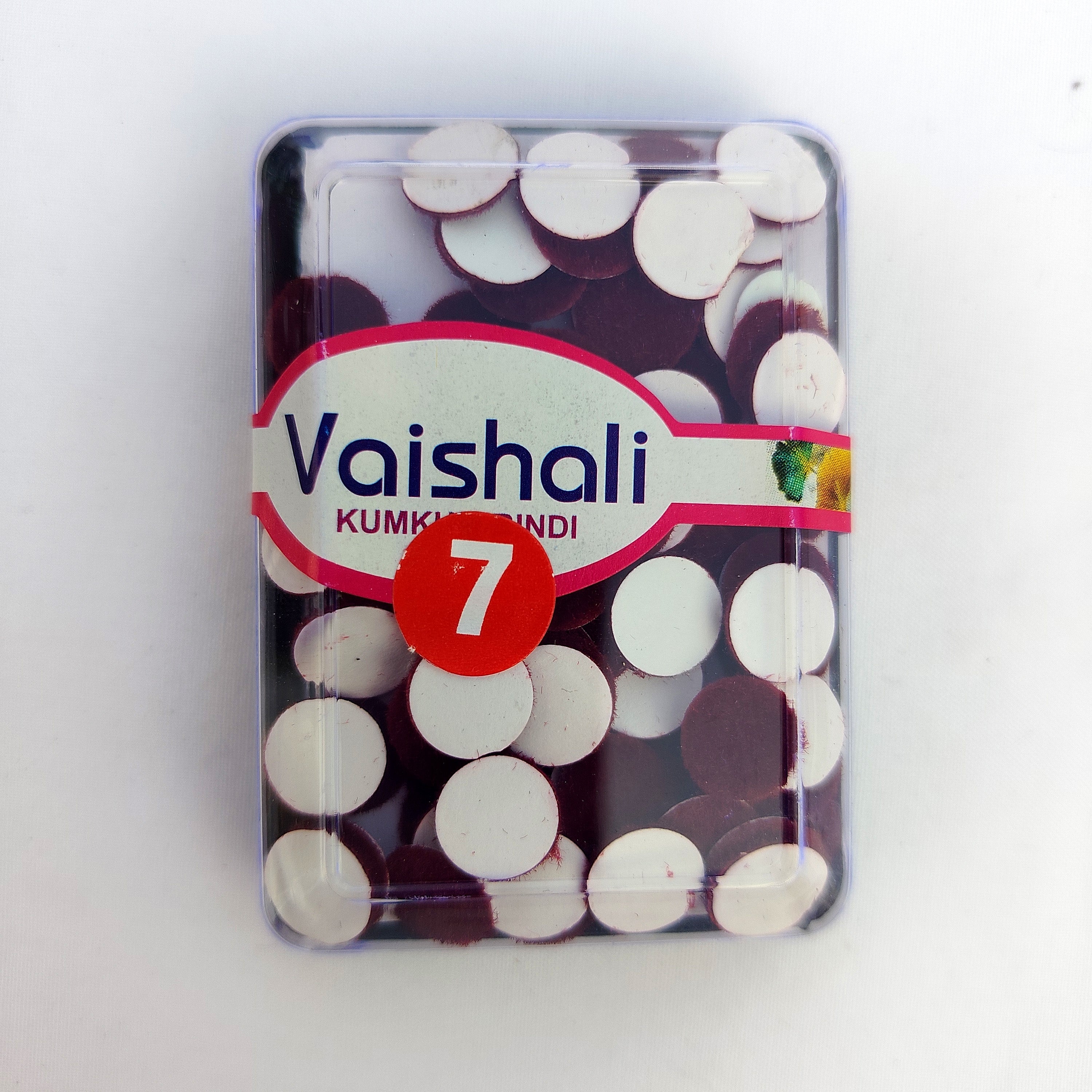 Traditional Maroon Kumkum Bindi Round Bindi 1 Pack