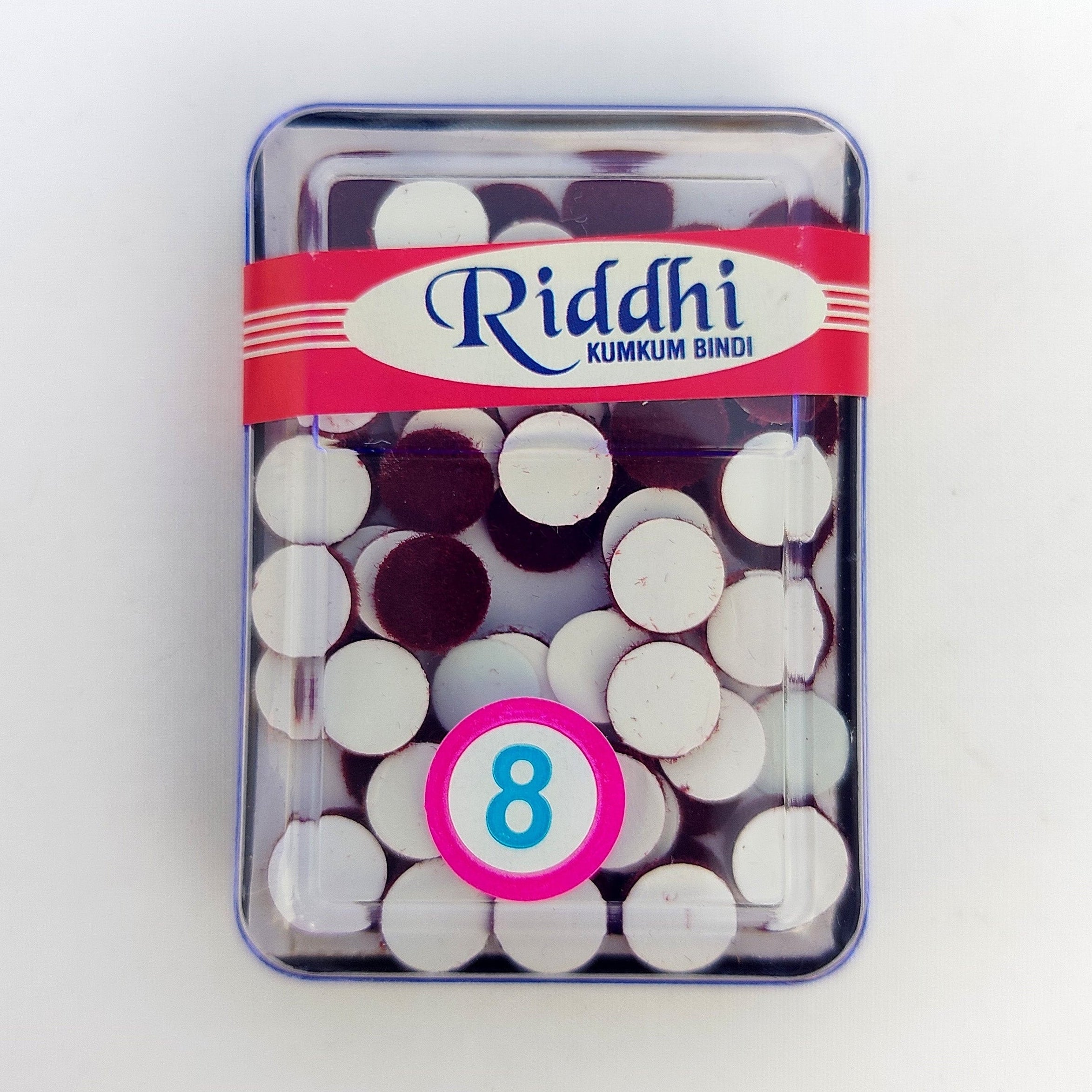 Traditional Maroon Kumkum Bindi Round Bindi 1 Pack