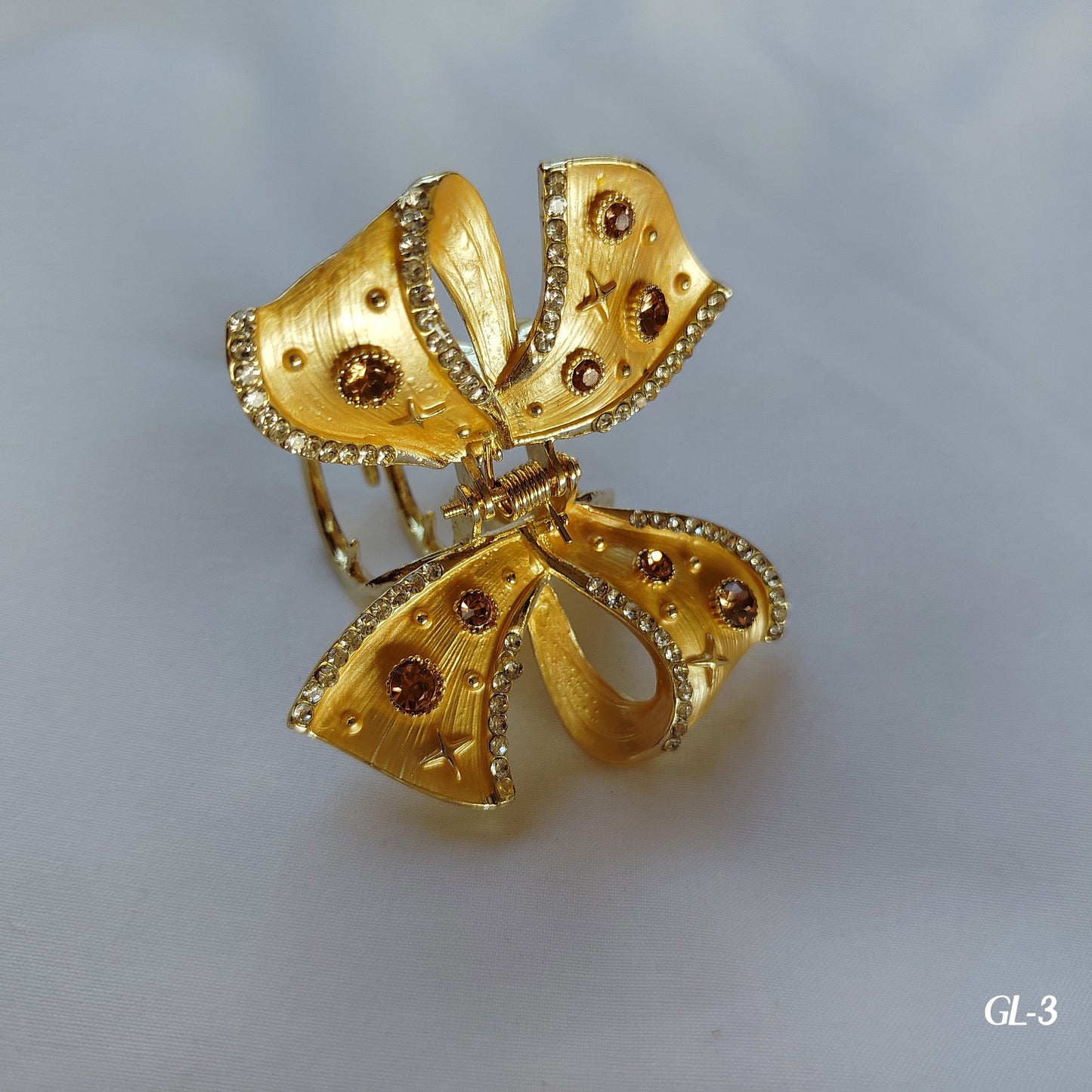 Butterfly Hair Clip - Gemstone Embellished Wings