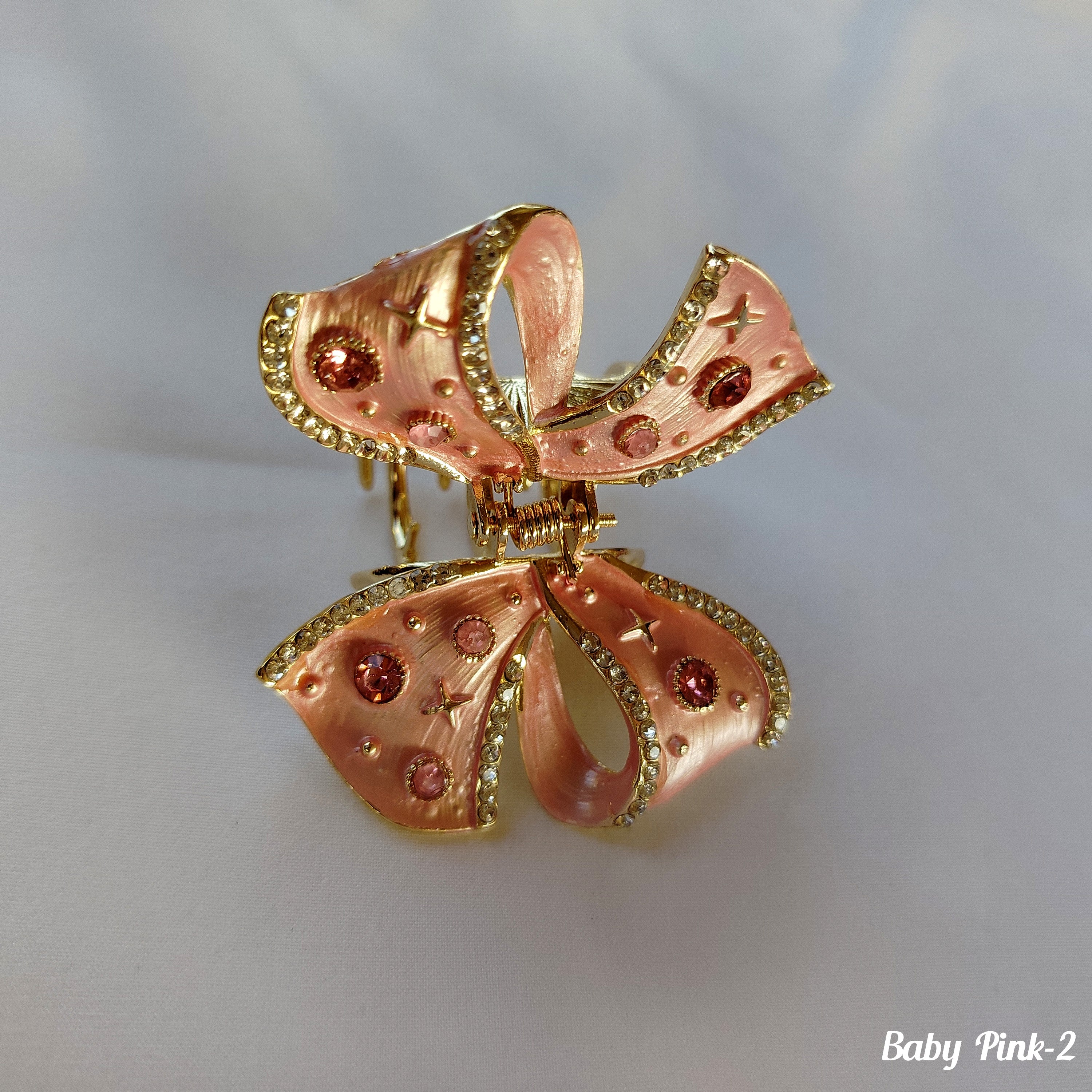 Butterfly Hair Clip - Gemstone Embellished Wings