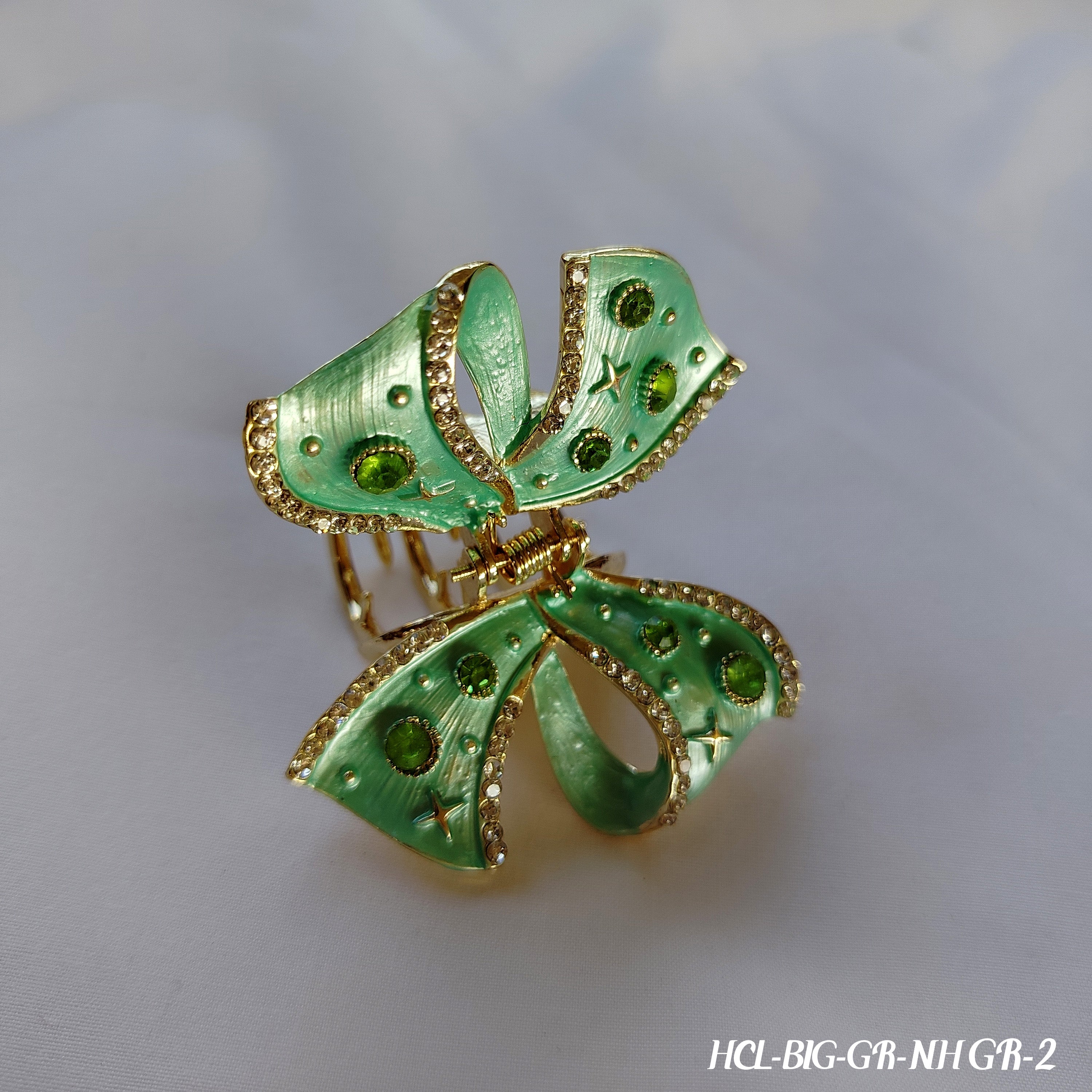 Butterfly Hair Clip - Gemstone Embellished Wings