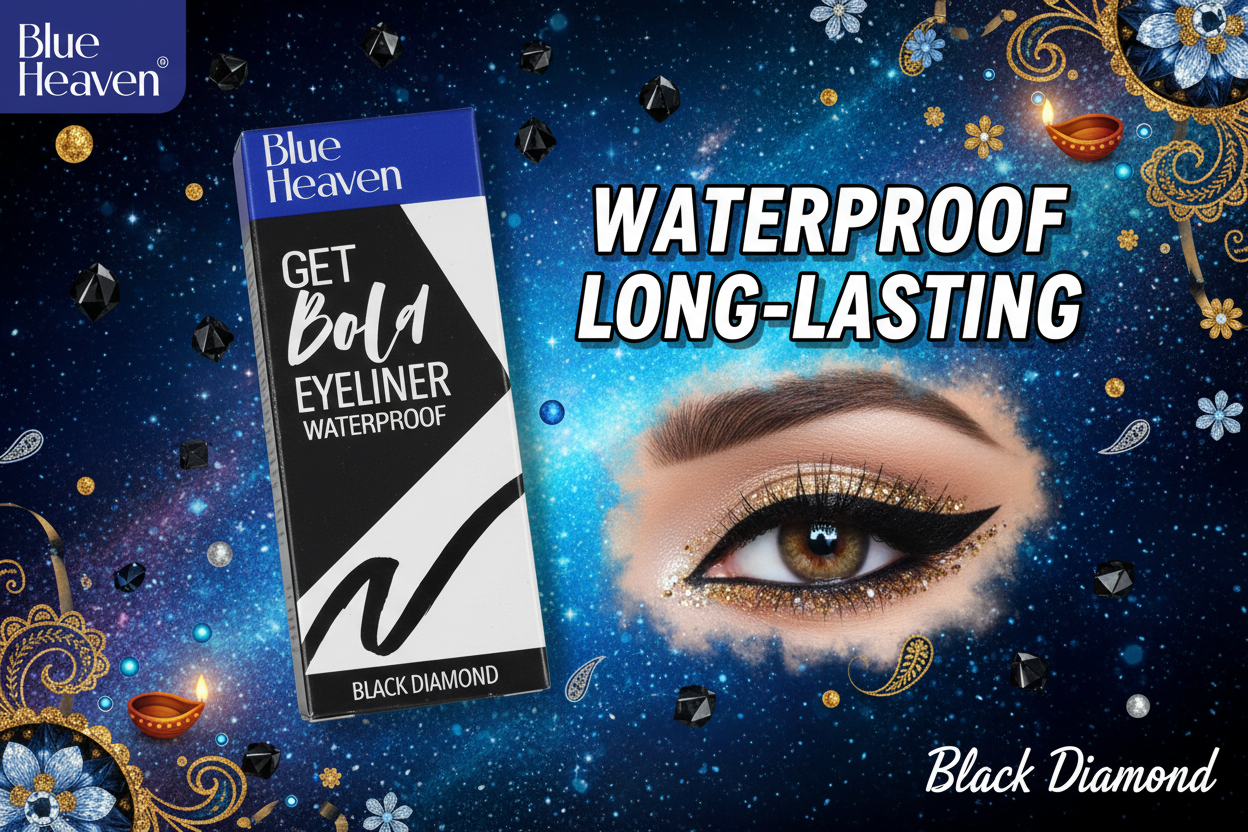 Blue Heaven Get Bold Waterproof Eyeliner Social Media Banner