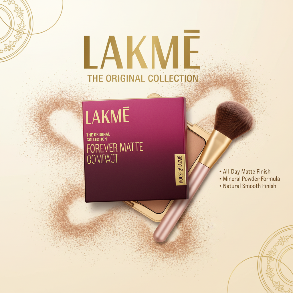 Lakmé Forever Matte Compact Advertisement