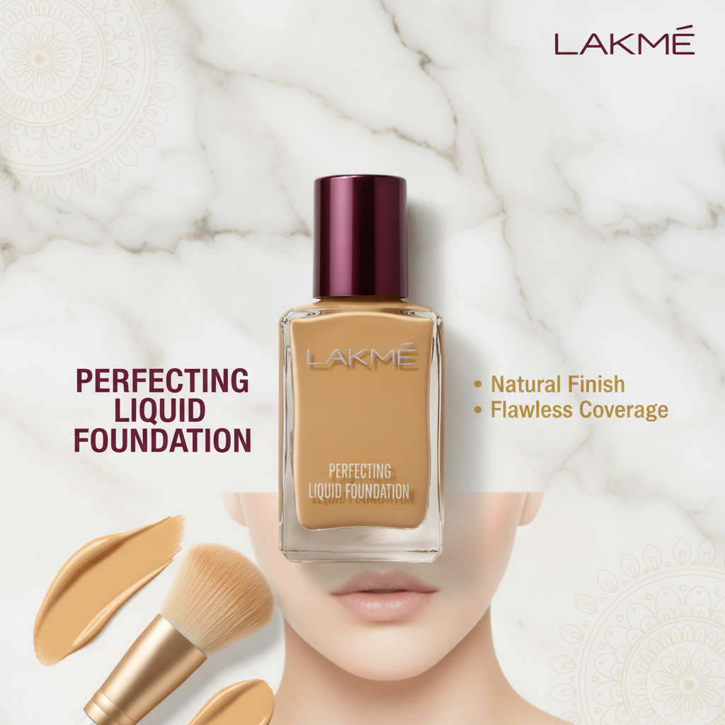 Lakmé Perfecting Liquid Foundation Advertisement