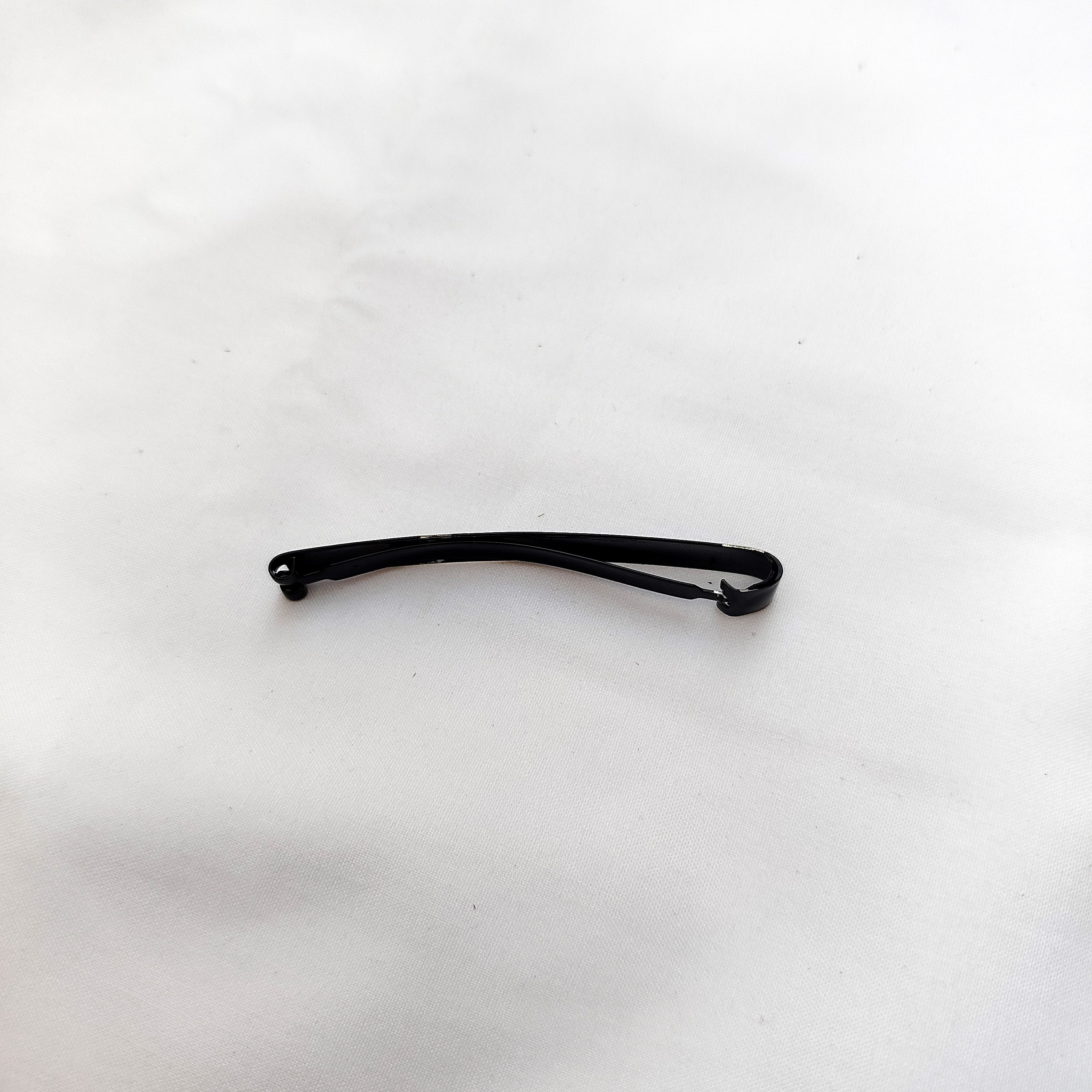 Plain Black Hair Clip - Small