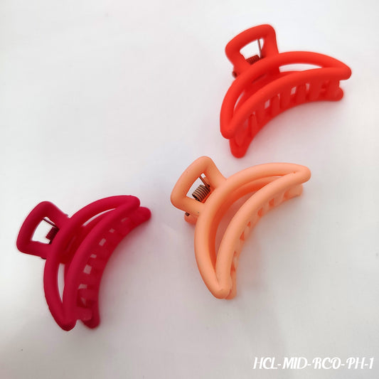 Classic Claw Hair Clips - Set of 3 (Multiple Color Options)