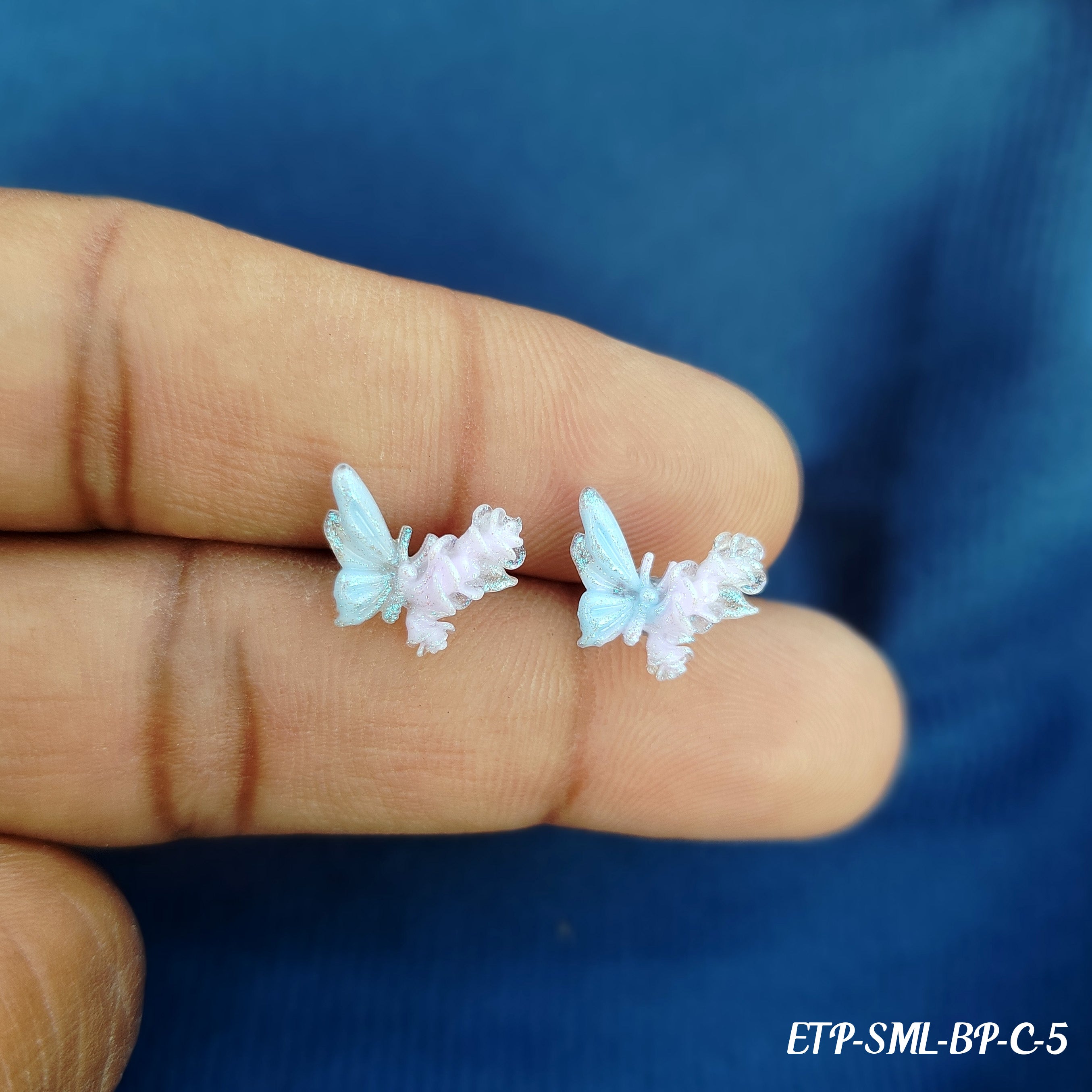 Pastel Butterfly Stud Earrings