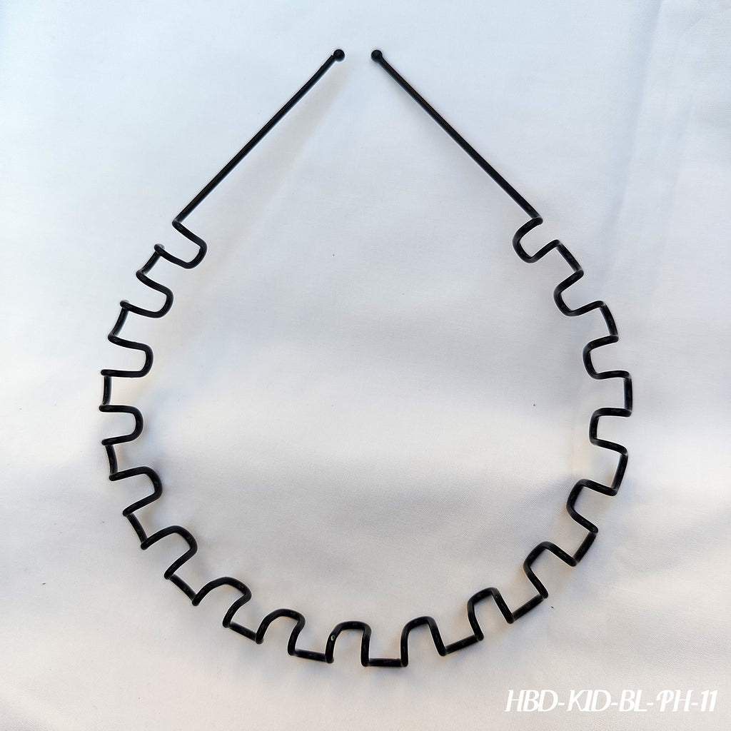 Black Metal Zigzag Hair Clip