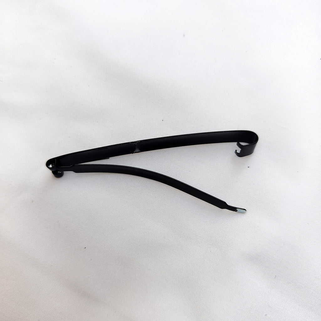 Plain Black Hair Clip - Big