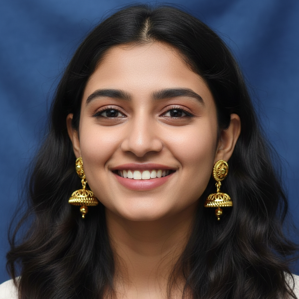 Elegant Gold-Tone Jhumka Earrings – Traditional Filigree Design