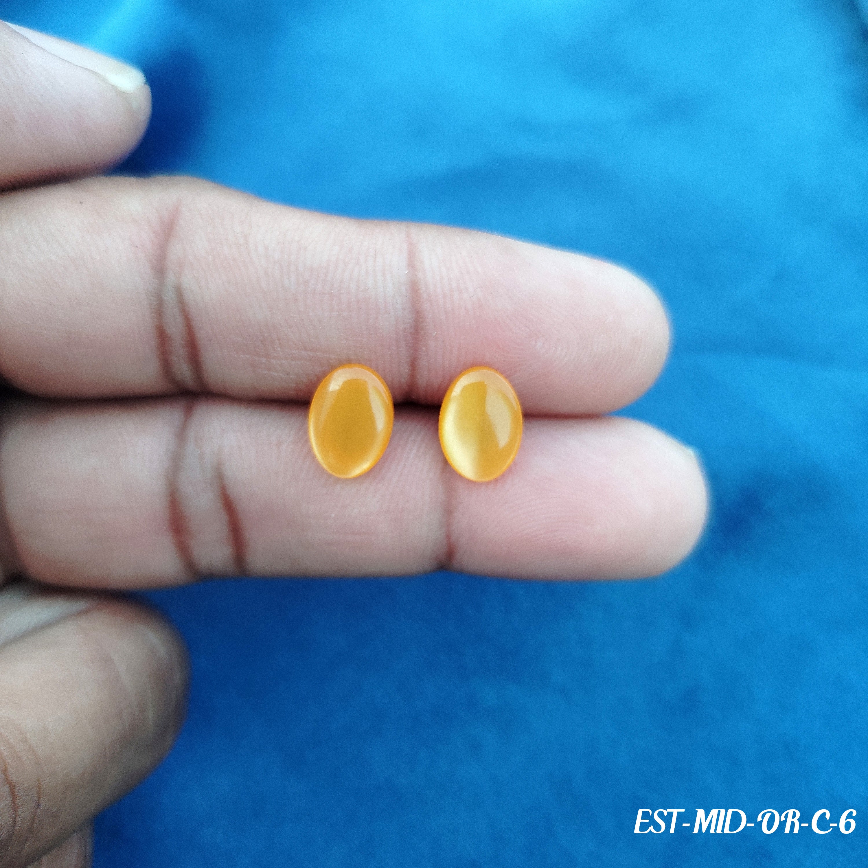 Stunning cat's eye gemstone stud earrings