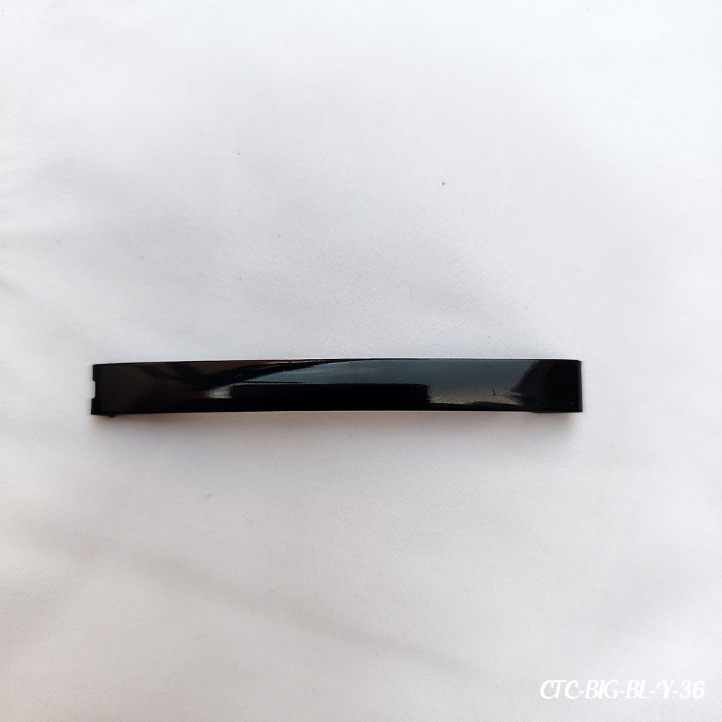 Plain Black Hair Clip - Big