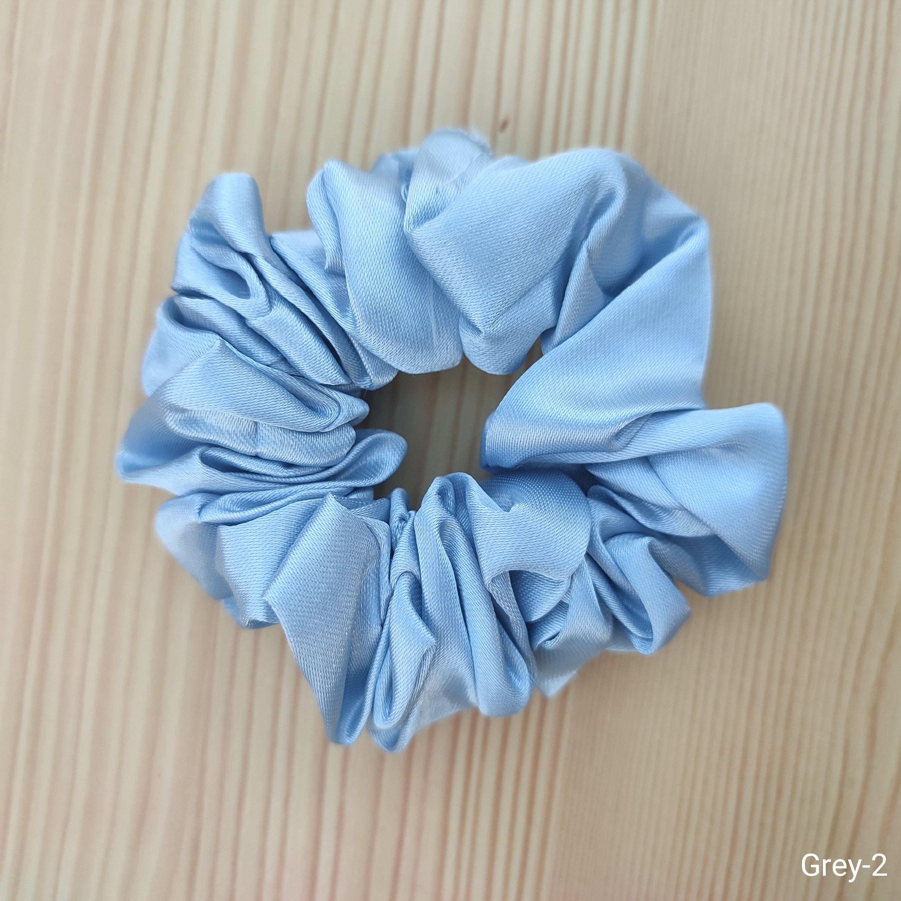 Soft satin scrunchie hair band for girls