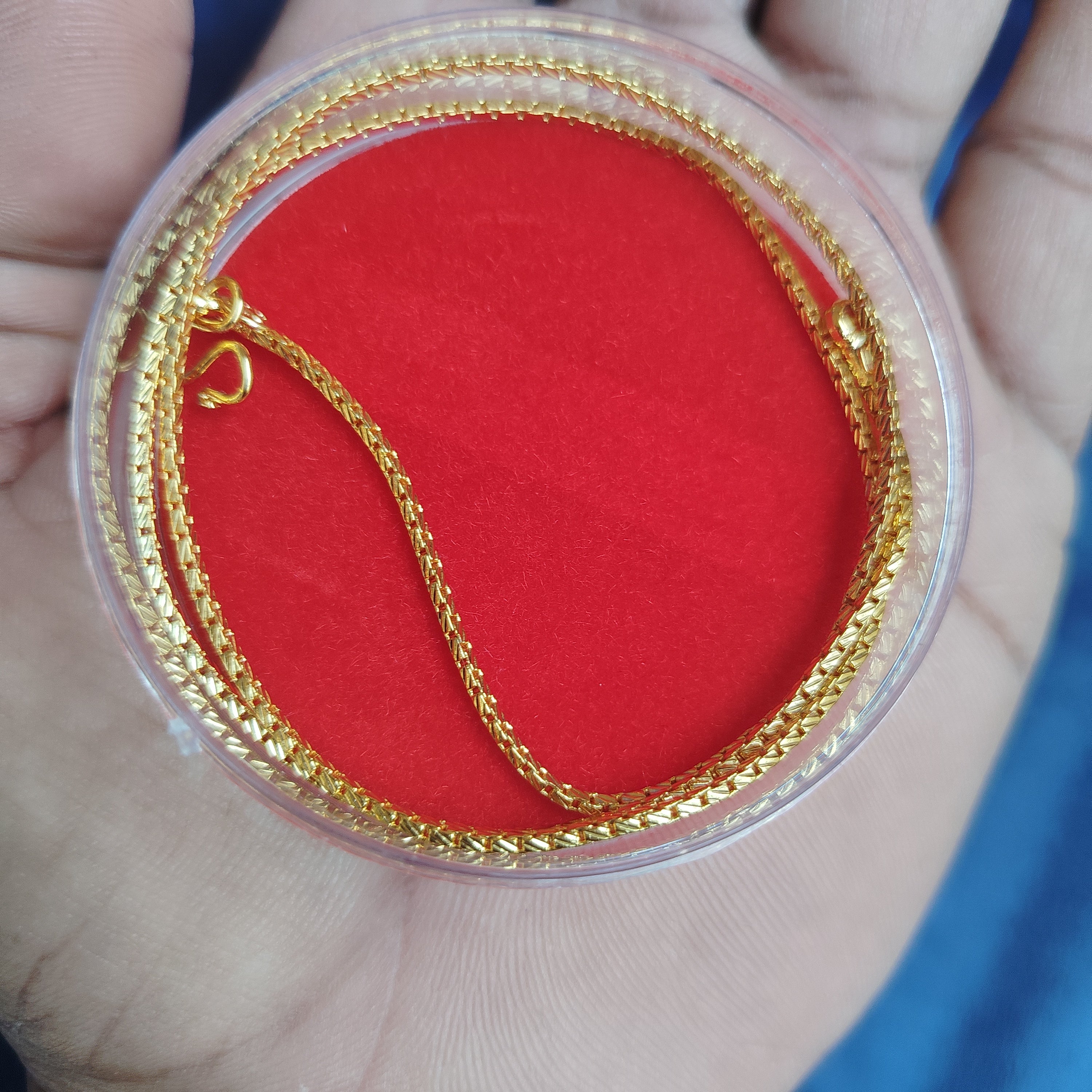 Gold Plated 18-Inch Daily Wear Chain for Men – Simple, Stylish & Long-Lasting