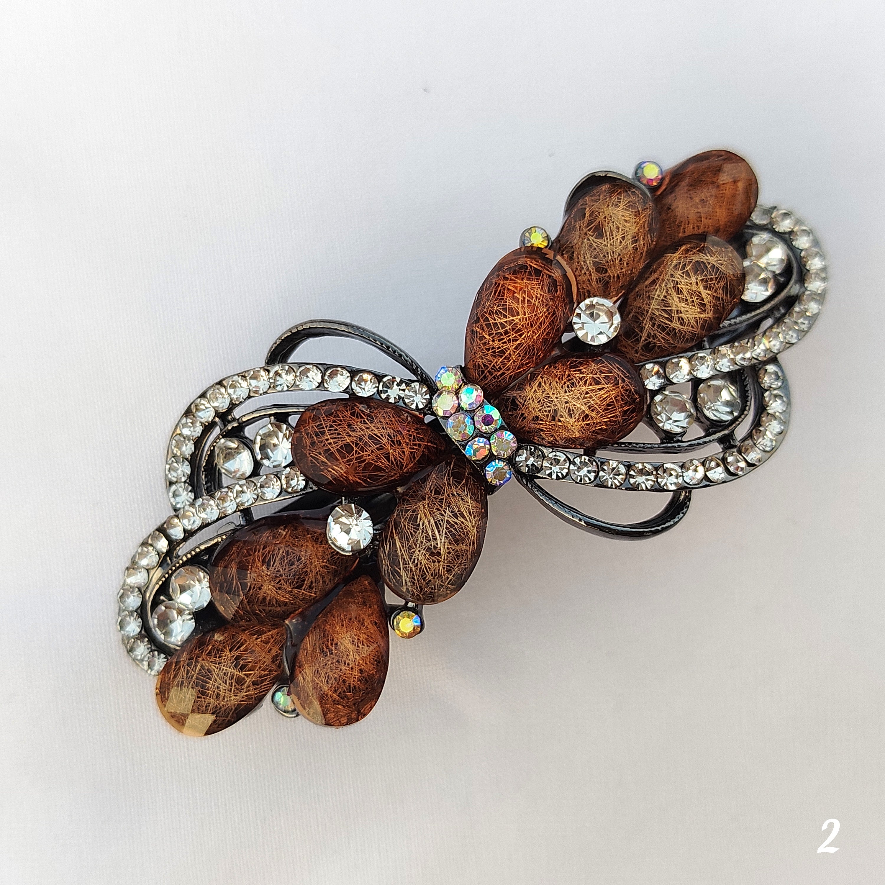 Luxe Textured Butterfly Hair Clip - Multicolor Collection