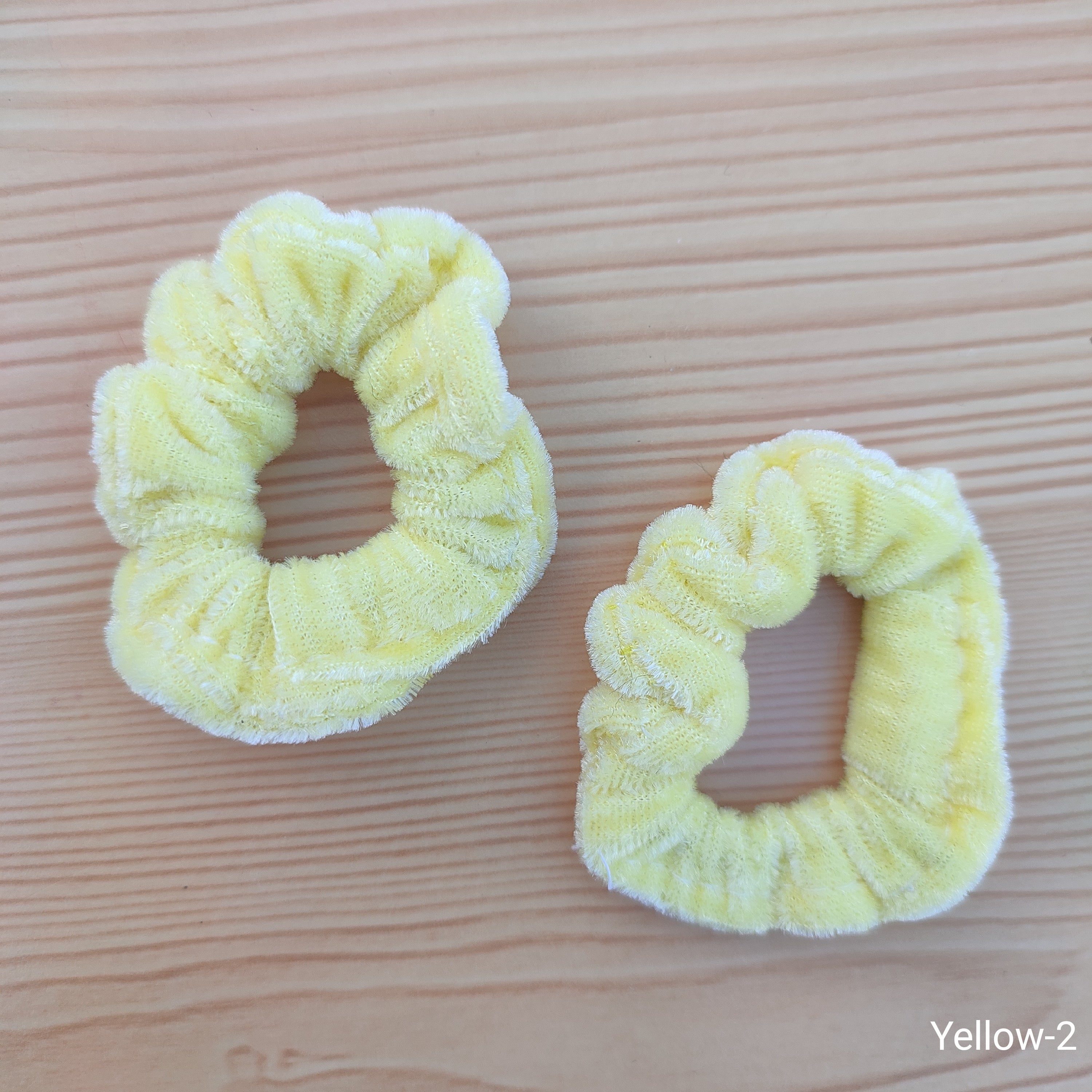 Soft and stylish velvet hair rubber band set of 2