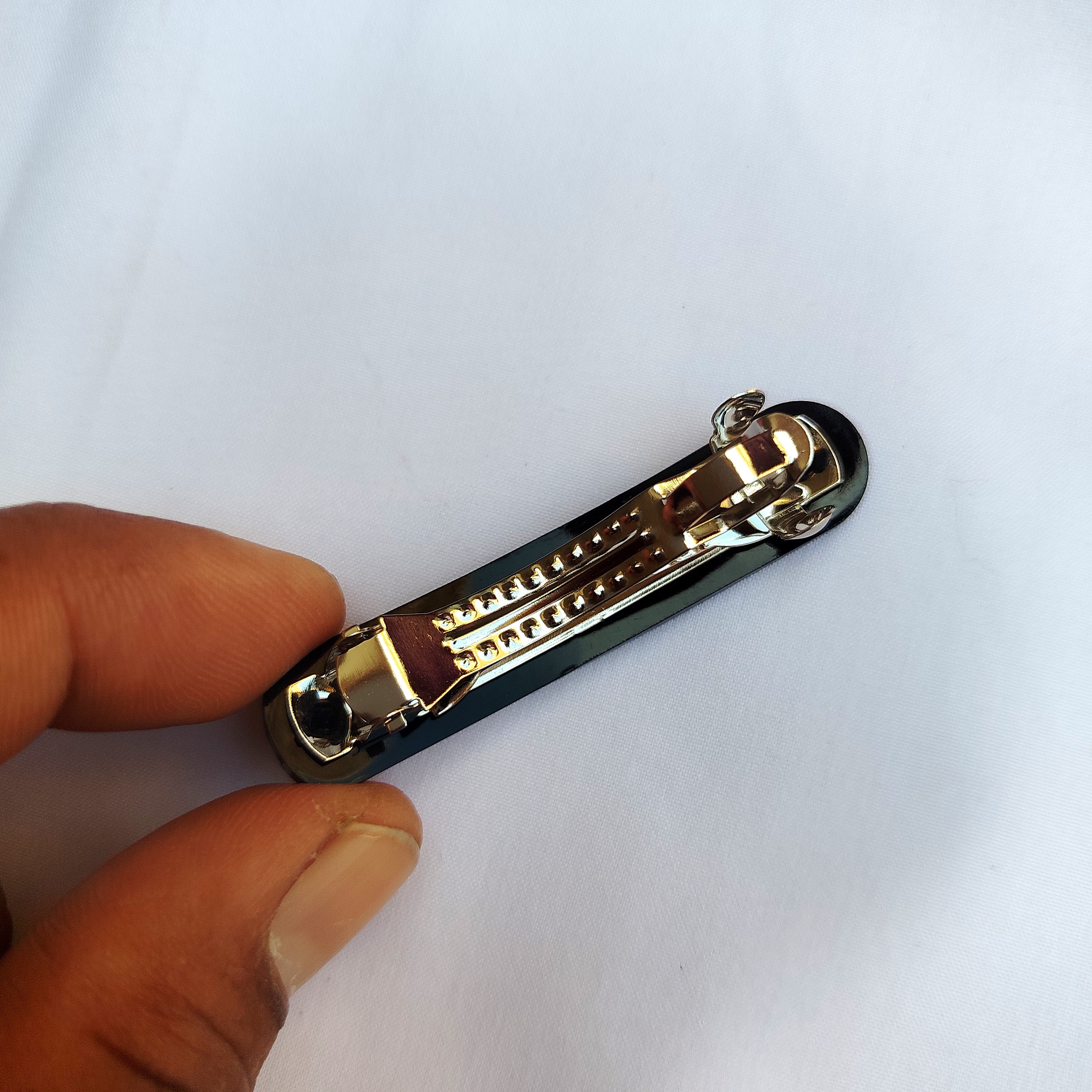 Philips Hair Clip - Premium Blue & Black Salon-Style Hair Accessory