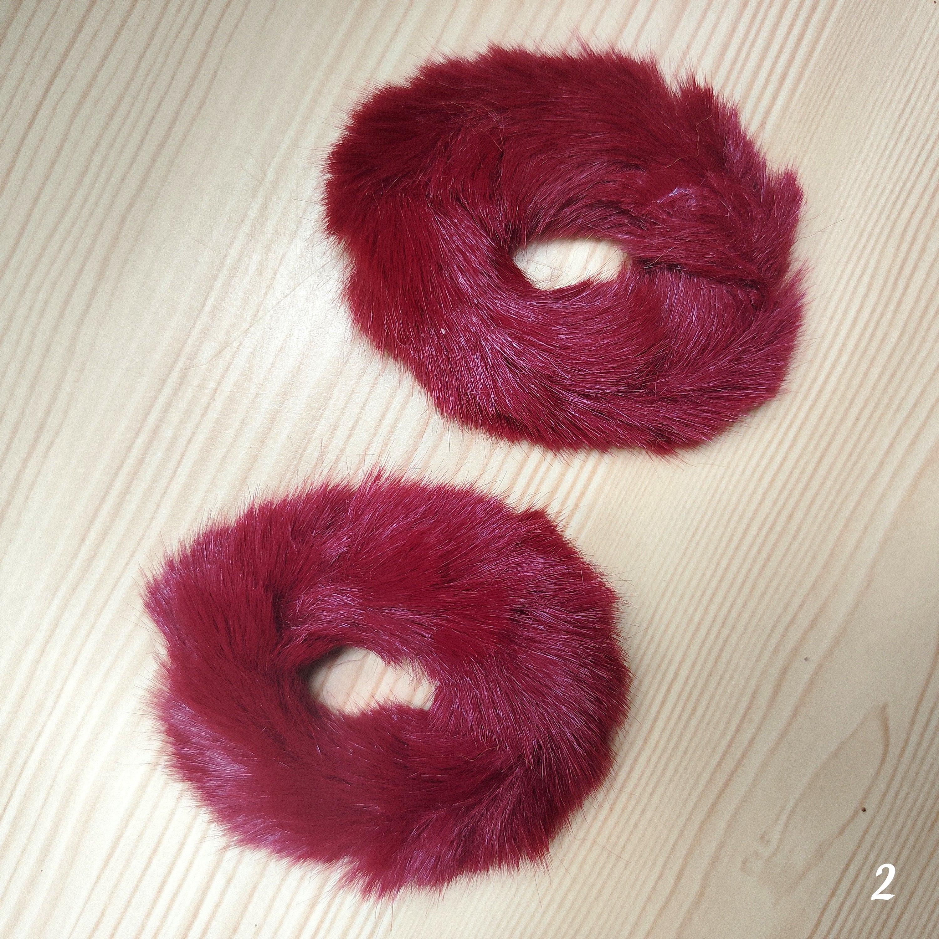 Luxe Faux Fur Hair Scrunchies - Set of 2