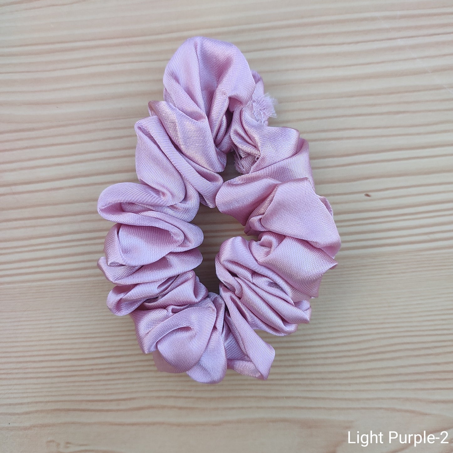 Soft satin scrunchie hair band for girls
