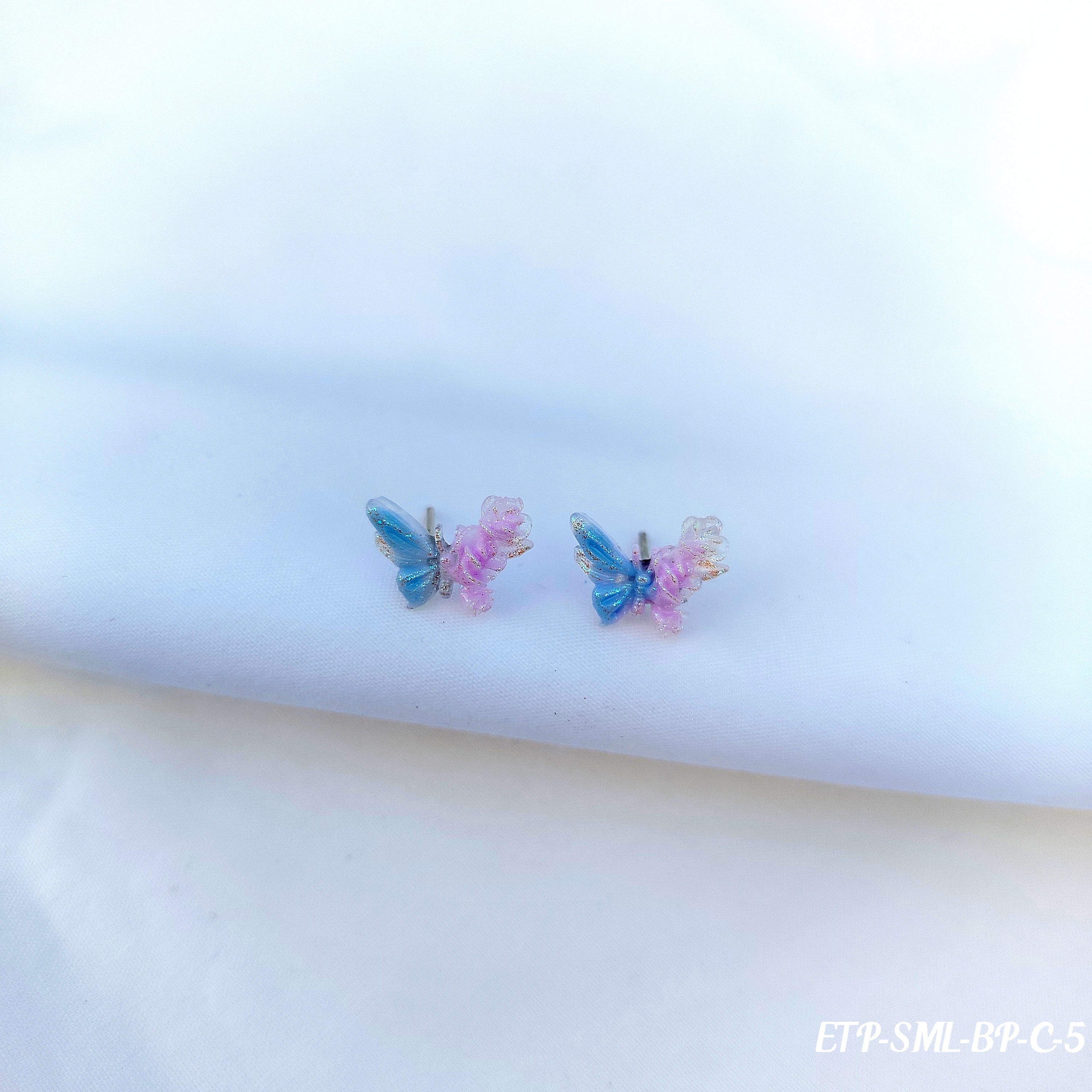 Pastel Butterfly Stud Earrings