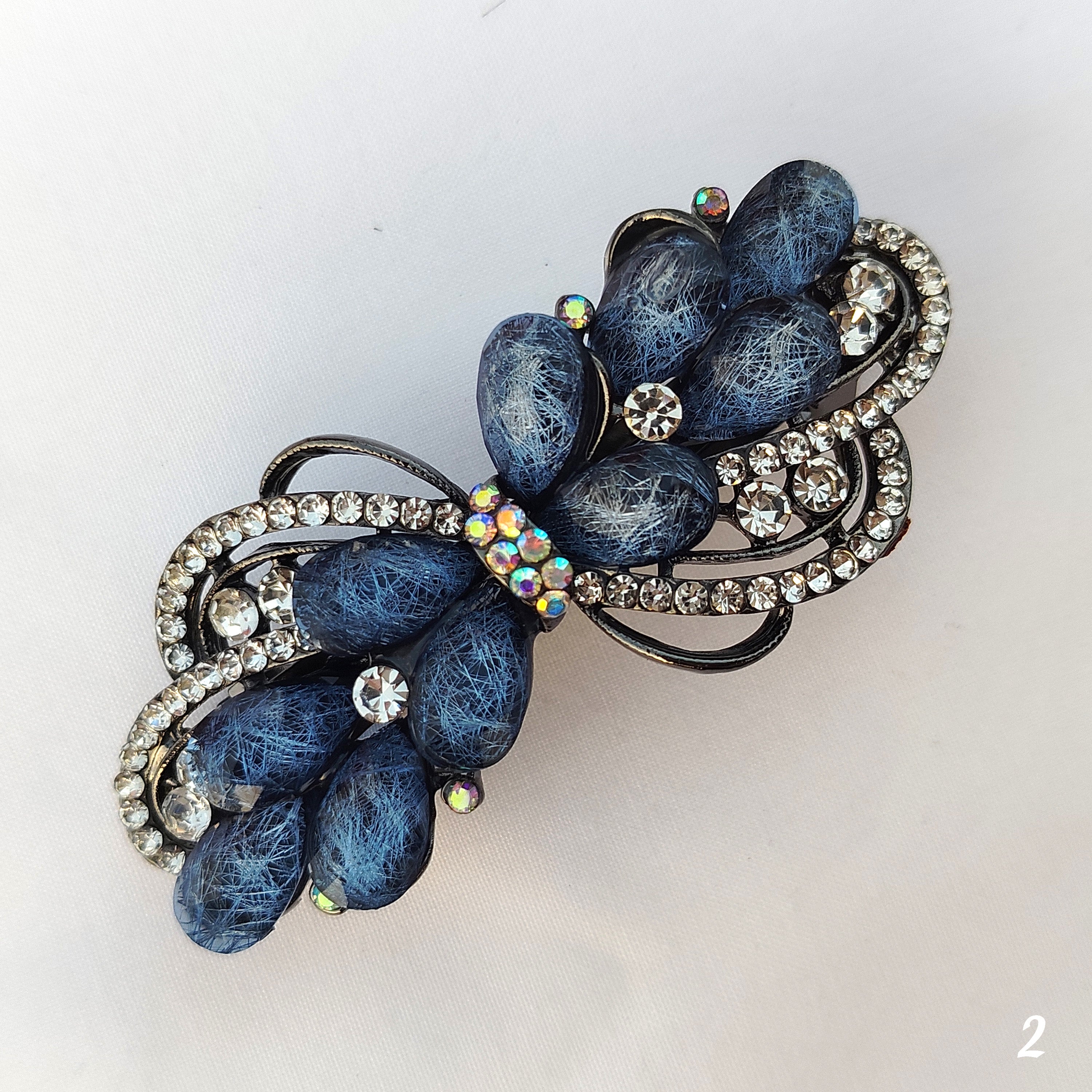 Luxe Textured Butterfly Hair Clip - Multicolor Collection