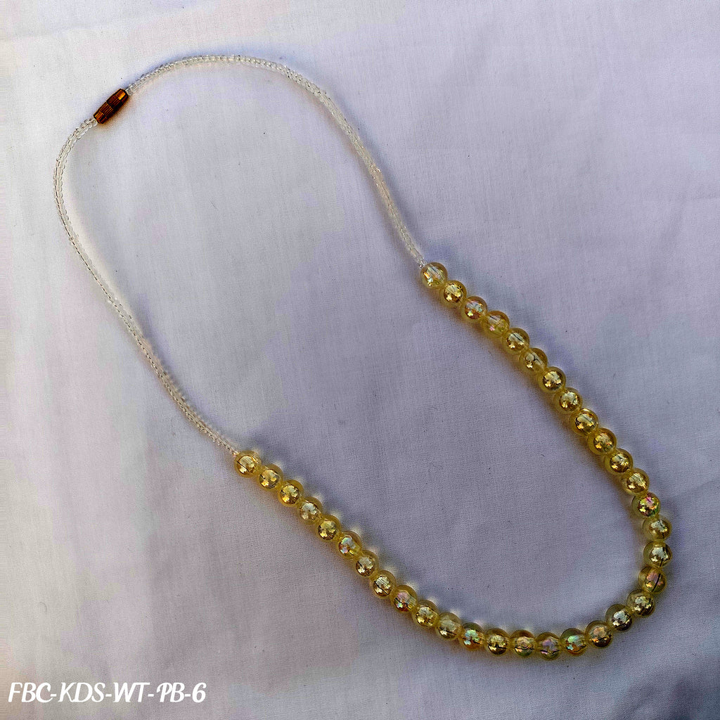 Faceted Gold Beaded Chain