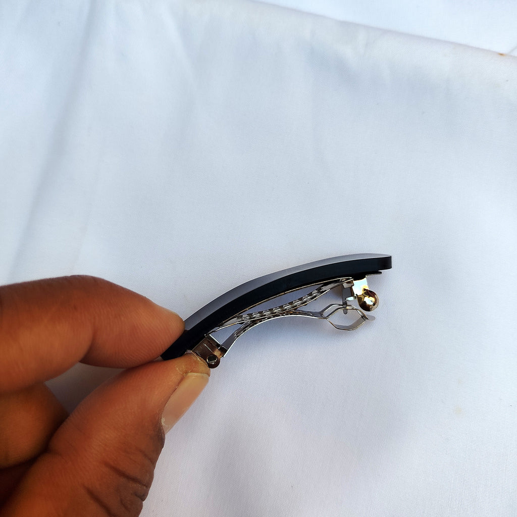 Philips Hair Clip - Premium Blue & Black Salon-Style Hair Accessory